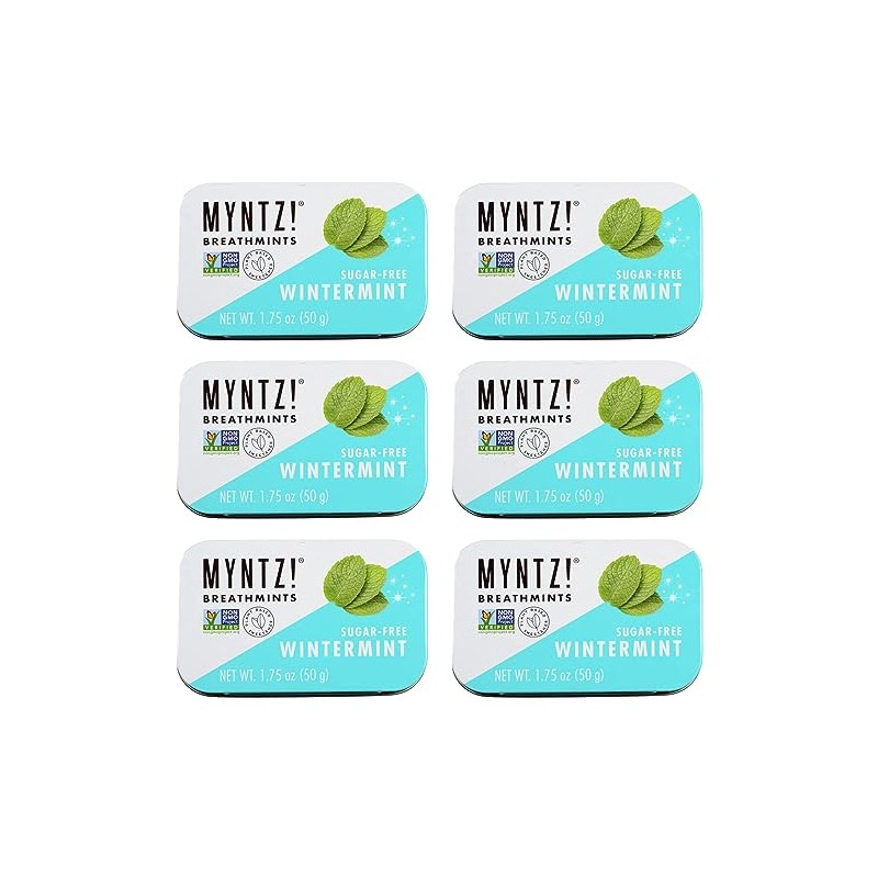 Dentist Recommended MYNTZ! Brand Mints - Wintermynt Blast Flavor 6