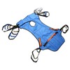 Patient Full Body Lift Sling Royalblue Head Support Toileting Transfer