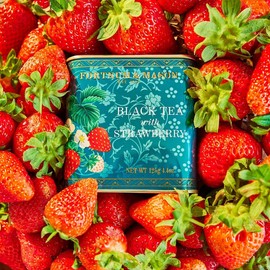 Fortnum and Mason Black Tea with Strawberry, Loose Leaf Caddy, 125g