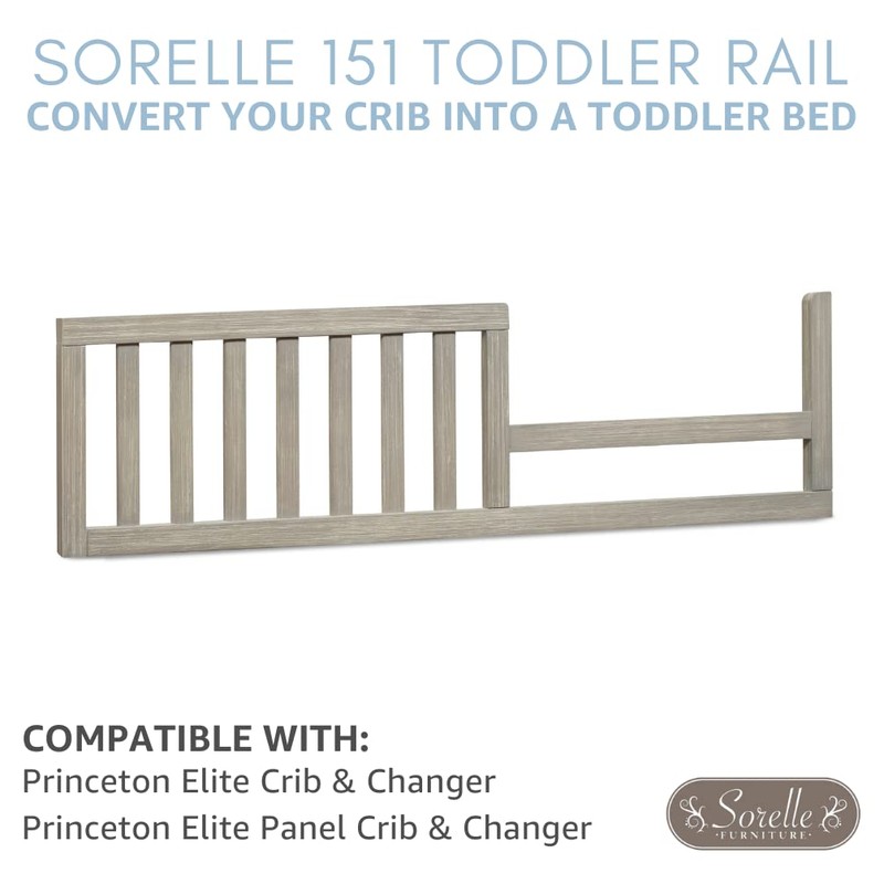Sorelle Furniture Toddler Rails and Full-Size Bed Adult Rails, Sorelle