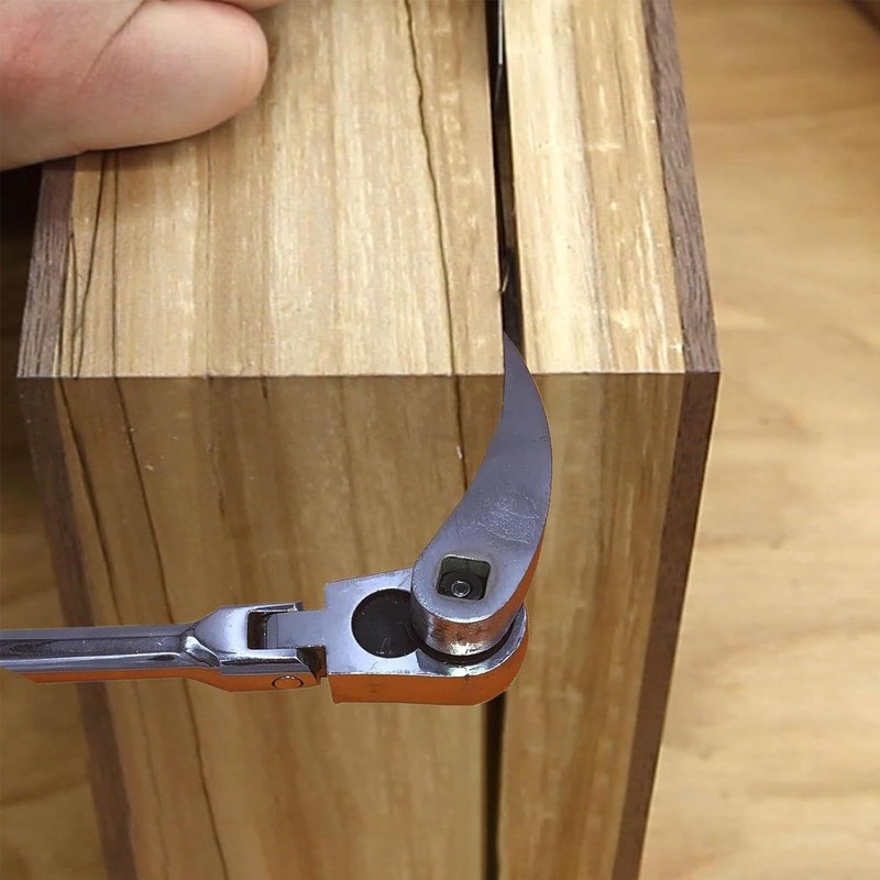 Crowbar Adapter Head Tools,Adjustable Angle Head Extra-Strong pry bar,Bent bar