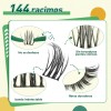 Extensiones De Pestañas Jade Olive Mixta Gruesa Natural