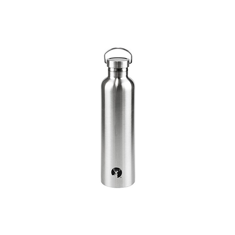 Captain Stag UE-3371 Sports Bottle, Direct Drinking, Double Stainless Steel