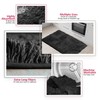 Clara Clark Shaggy Bath Rug with Non-Slip Backing Rubber Super