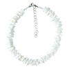 BlueRica Puka Chip Shell Anklet (Solid Color) 10" (White)