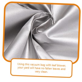 Levemolo Leaf Blower Bags 2 Pack Large Capacity Waterproof Oxford Fabric Ideal for Yard Garden Home Cleaning Leaf Collection