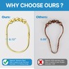 MENGJINGO 12PCS Wide Shower Curtain Hooks, Rust Proof Stainless Steel