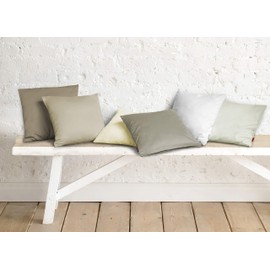 Fleuresse Colours S/009200/9042/5200 Interlock Jersey Cushion Cover, Taupe, 24.8 x 17.2 x 2.2 cm