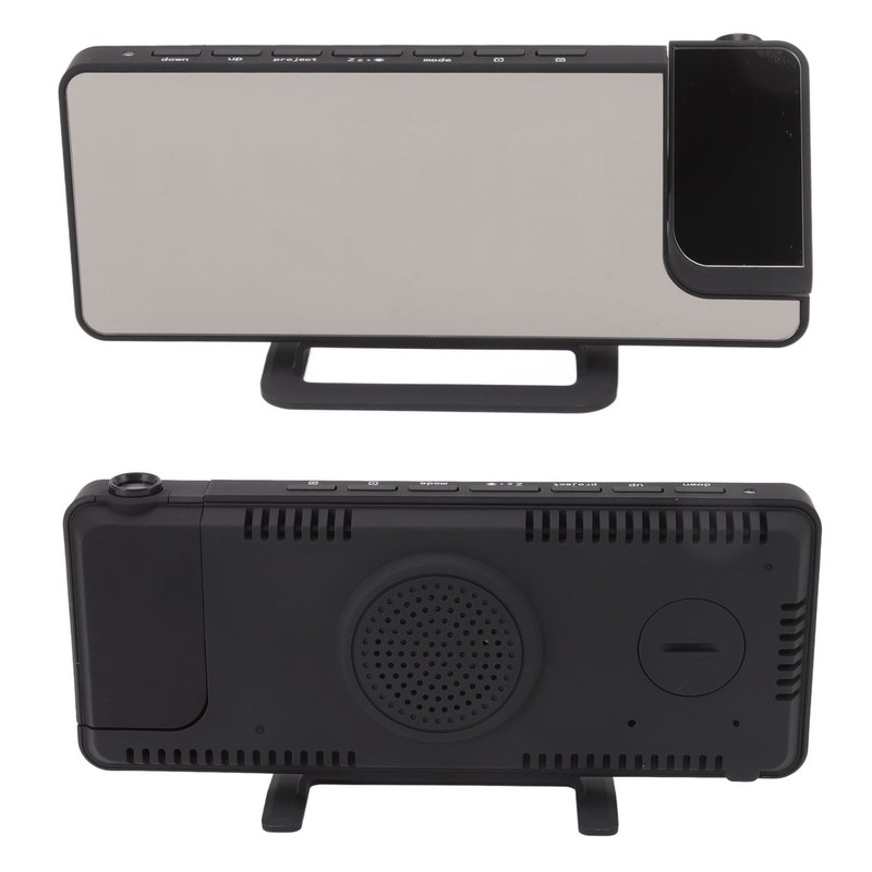 Digital Projection Alarm Clock LED Display USB Powered Auto Sensitivity