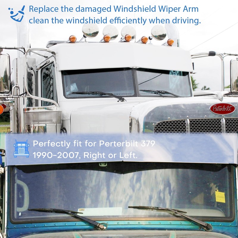 602-5411 Windshield Wiper Arm for peterbilt 379 1990-2007, LH or