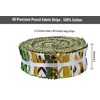 Soimoi 40Pcs Ikat Print Precut Fabrics Strips Roll Up 1.5x42inches