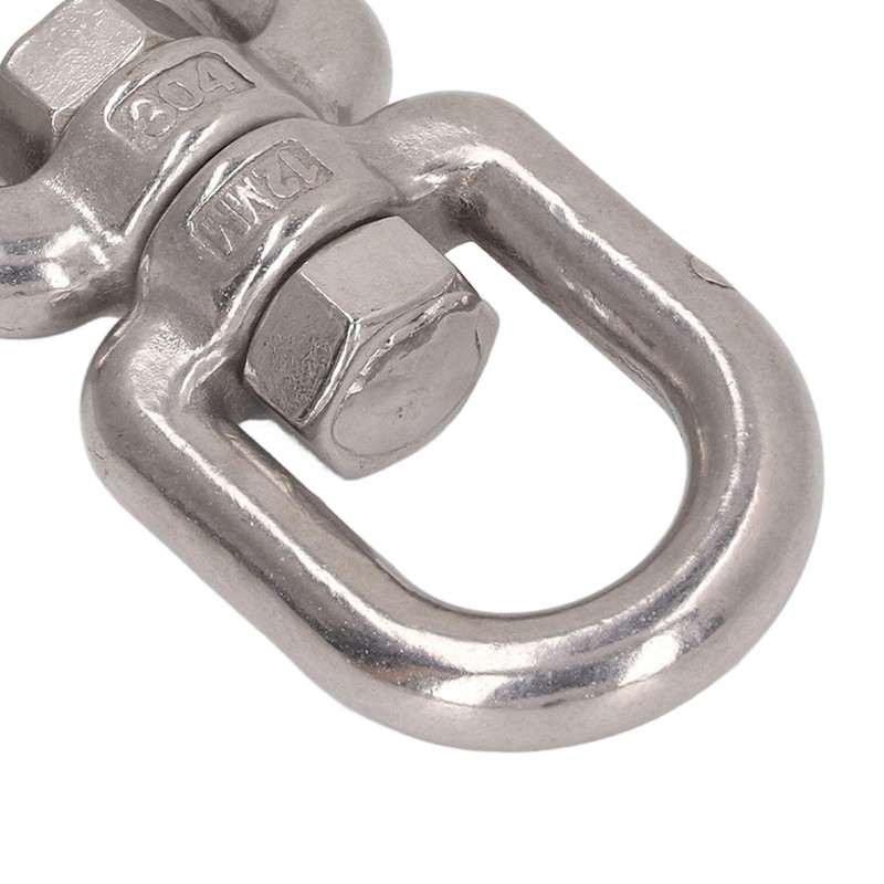 Double Jaw Shackle Professional Heavy Duty 304 Stainless Steel Rolling