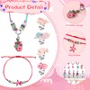 72 Pieces Kids Jewelry for Girls Set Mermaid Unicorn Butterfly