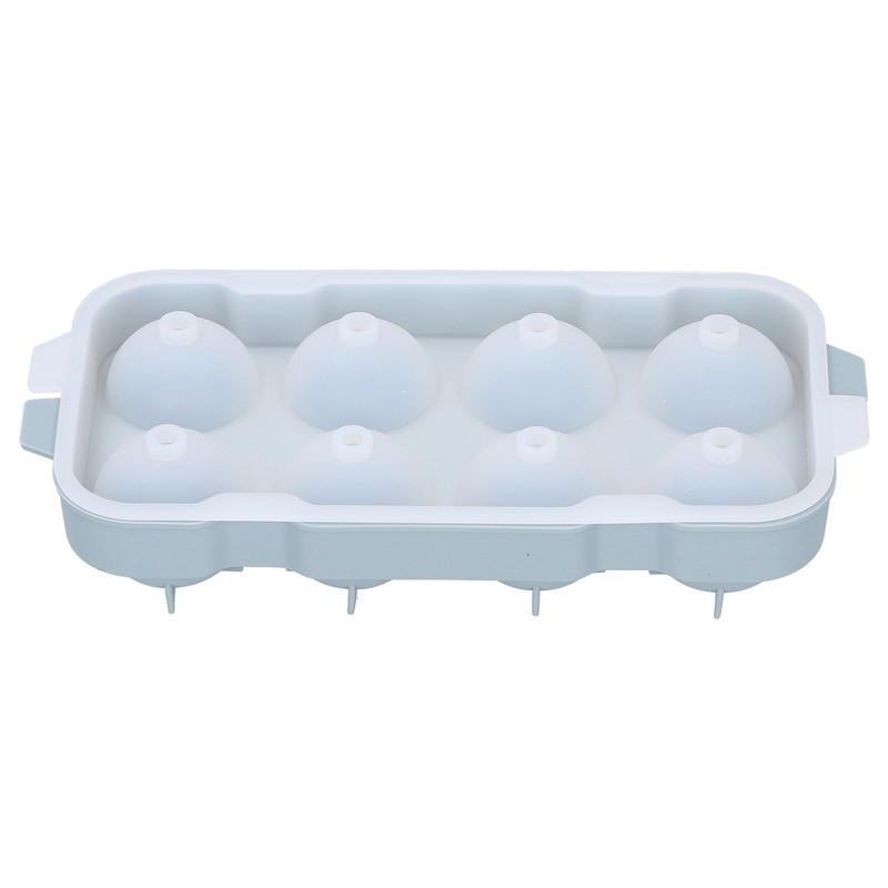 Ice Ball Maker Mold 8Hole Round Silicone Sphere Tray with