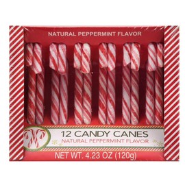 Original Peppermint Candy Canes, 4.32 ounces (2 PACK)- (24 Canes Total)