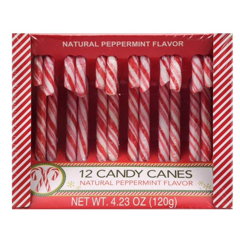 Original Peppermint Candy Canes, 4.32 ounces (2 PACK)- (24 Canes