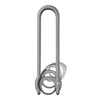 TISUR Titanium Keychain with Belt Clip, Carabiner, Stylish Titanium Key