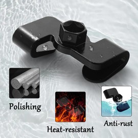 Braleto Wrench Extension Adapter, Universal Wrench Adapter for 1/2 Inch 21 mm Hex Drive, Extends Wrench for Stubborn Nuts and Bolts