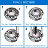 HQSSWUCH 21 in1 Bearing Puller Set, Blind Hole Bearing Removal