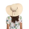Lanzom Womens Wide Brim Summer Straw Hat Floppy Foldable Roll
