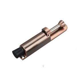 1 Stück Türhalter, Zinklegierung Feder Türstopper Bodentürstopper für Haus Büro kommerziellen Einsatz (Rote Bronze)