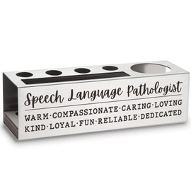 akeke Speech Language Pathologist Gifts for Women, Men, Speech Therapy Gifts, Speech Therapist Appreciation Thank You Week Day Birthday Gifts Office Pencil Holders & Pen Holders ASB20