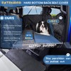 Dog Seat Cover for Back Seat Truck, Large Space &