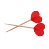 Party Picks Red Valentine Hearts 6.5cm (Pack of 50)
