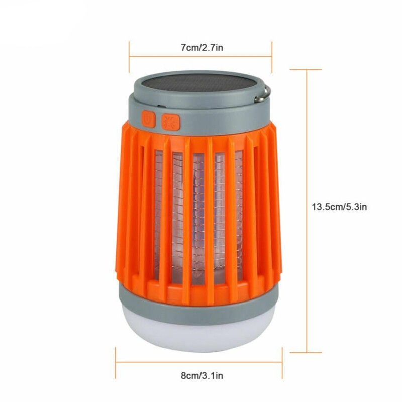 Solar USB Mosquito Killer Light Outdoor Waterproof Electronic Fly Insect