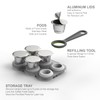 Reusable Capsules for Nespresso OriginalLine - 6pcs Refillable Coffee Pods,Stainless