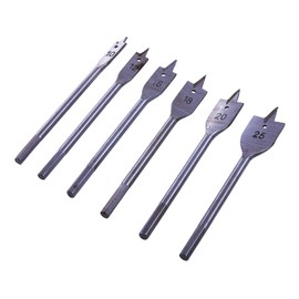 Amtech F1400 6 Piece Metric Flat Wood bit Set