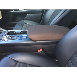 Auto Console Covers- Fits The Chevy Impala 2014-2019 Center Console Armrest Cover Waterproof Neoprene Fabric- Brown