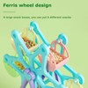 SEIS Ferris Wheel Toy for Bird with Feeder Training Parrot