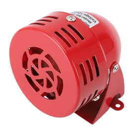 Motor Horn Buzzer Siren 110 Decibels Mini Electric Warning Strobe Siren Horn Sound Buzzer Alarm for Factories Schools Ranches Home DC 12V 77x75mm 6.00A