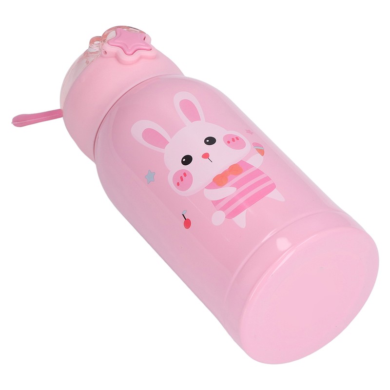 500ml Kids Stainless Steel Straw Thermal Insulation Cup Temperature Display