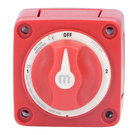 Cunyuer 300A Battery Disconnect Switch, 3 Position Dual Battery Switch, Battery Kill Switch for Marine, Boat, Car, Truck, Trailer, RV