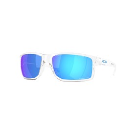 Oakley OO9470 Sunglasses Bundle: OO 9470 GIBSTON XL 947005 Clear/Prizm Sapphire Polar Policarbonate Polarized and Eyewear Cleaning Kit