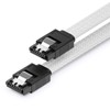 deleyCON 60 cm SATA 3 Cable Nylon 6 Gbit/s Data
