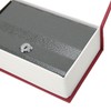 Book Safe Storage Box with Keys Stainless Steel Secret Hidden