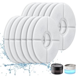 beq offical cat water fountain filter, 12 Packs Replacement Filters for E1 Infinity Cat Fountain, 6 Months Set of Replacement Filters for Pet Water Fountain Dog Dispenser