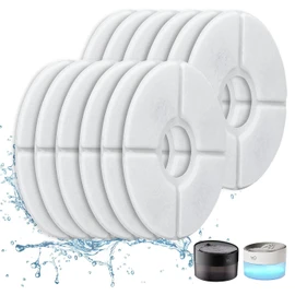 beq offical cat water fountain filter, 12 Packs Replacement Filters for E1 Infinity Cat Fountain, 6 Months Set of Replacement Filters for Pet Water Fountain Dog Dispenser