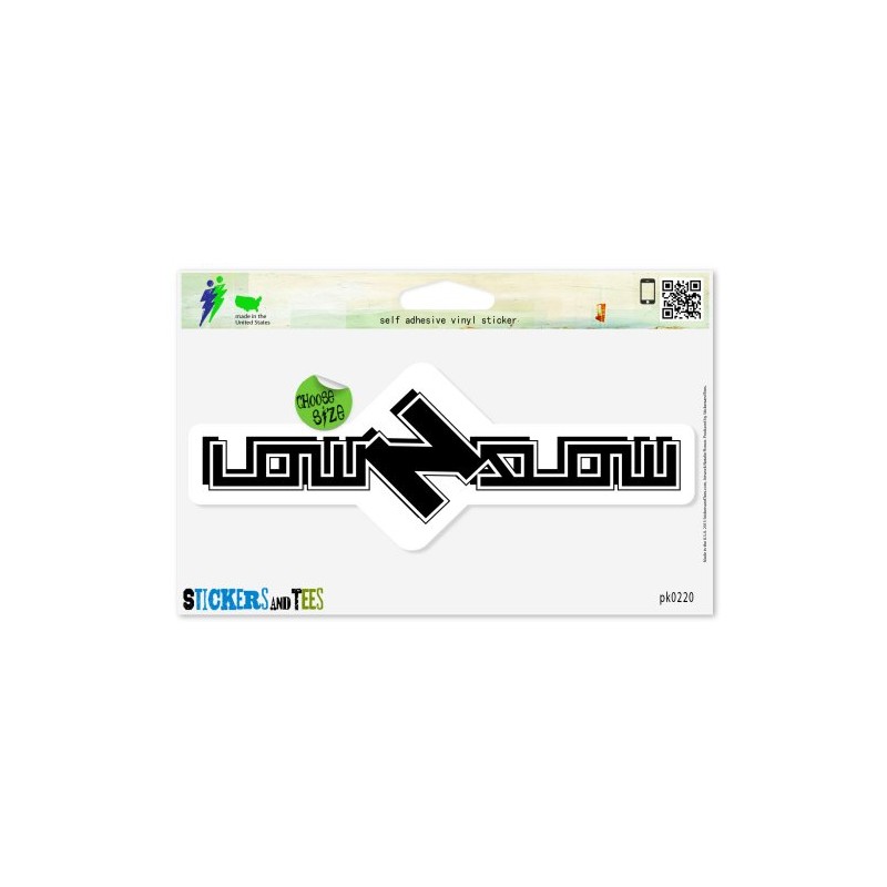 Low N Slow Styling Vinyl Car Bumper Window Sticker 5"