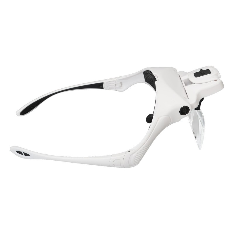 Eyeglasses Magnifier for Reading Embroidery Maintenance Carving LED Lens Magnifying