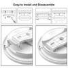 15w LED Bulkhead Round Ceiling Light Flush Mounted 6500k Cool