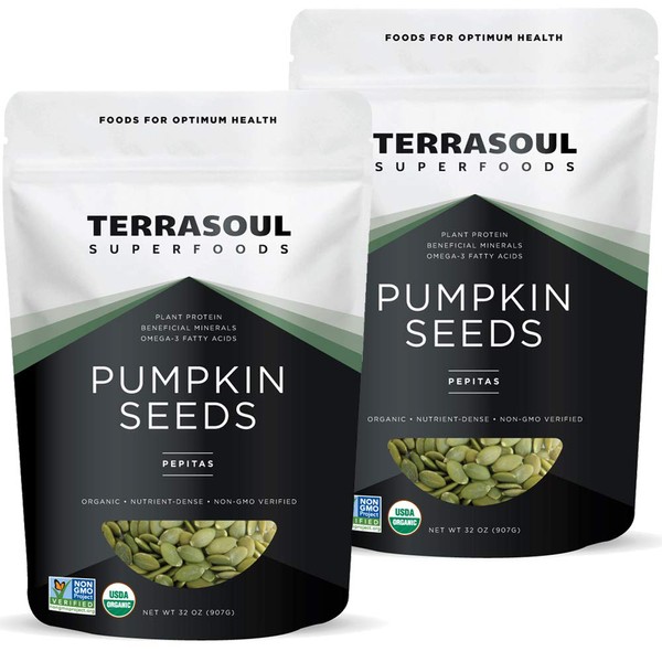 Terrasoul Superfoods Organic Pumpkin Seeds, 4 Lbs - Premium Quality | Fresh | Ra