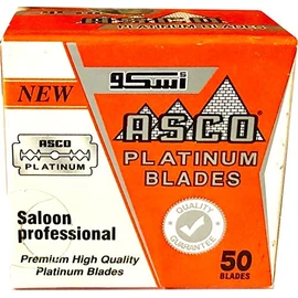 50 Asco Platinum Razor Blades