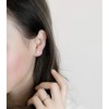 Minimalist Tiny Feet Stud Earring for Women Silver Small Cute