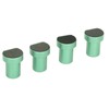 4 Pcs 19mm Bench Dog Green Aluminum Alloy Workbench Peg
