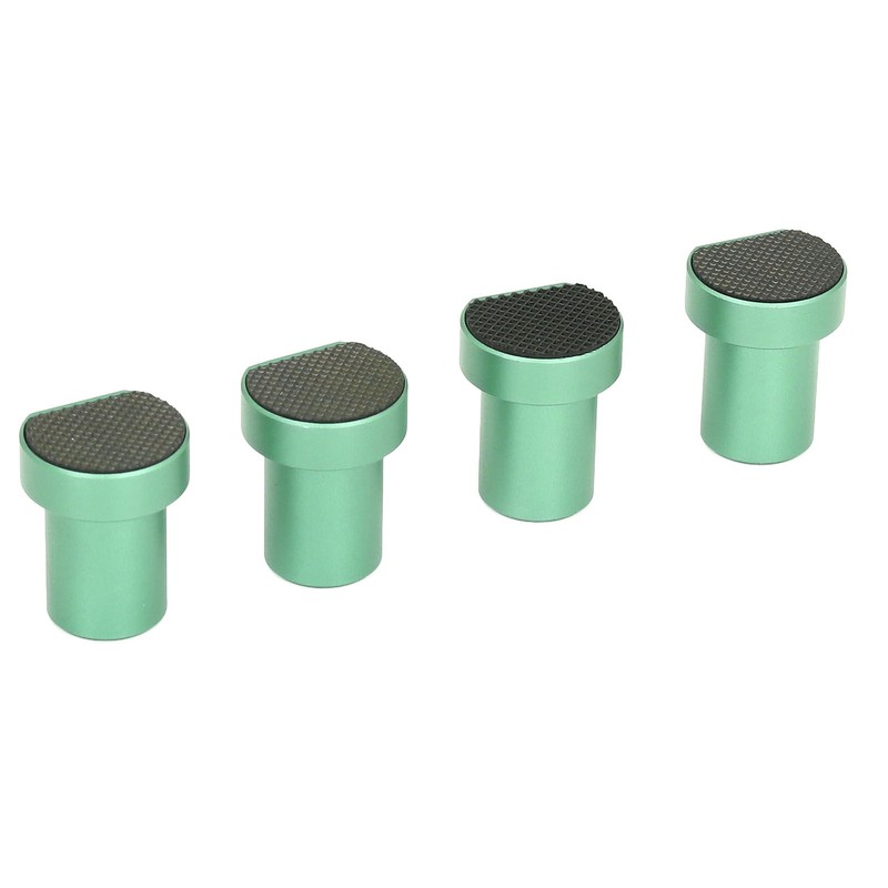 4 Pcs 19mm Bench Dog Green Aluminum Alloy Workbench Peg
