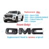 GMC Front Only All Black Emblem 2019-2024 GMC Sierra 1500